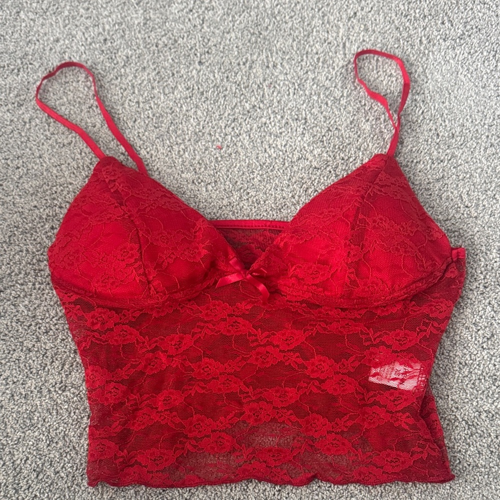 SHEIN Scarlet Lace Bralette